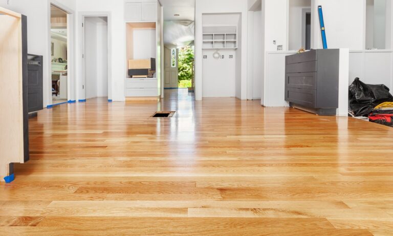 shinning hardwood floor