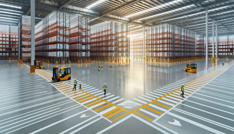 Warehouse epoxy floor