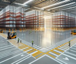 Warehouse epoxy floor